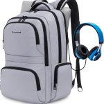 KUPRINE Travel Anti Theft Slim Durable Laptop Backpacks for Women Mens Lightweight Water Resistant College Computer Backpack Fits Most 15.6 Laptop & Tablet